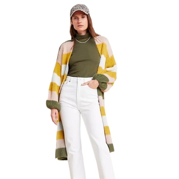 Anthropologie Do Everything In Love Eyelash Cardigan - Picture 2 of 9